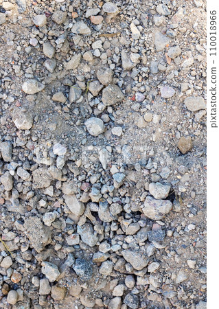 Background or texture of small grey stones 110018966
