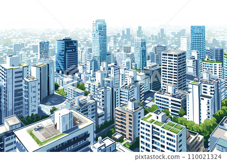 beautiful city scenery 110021324