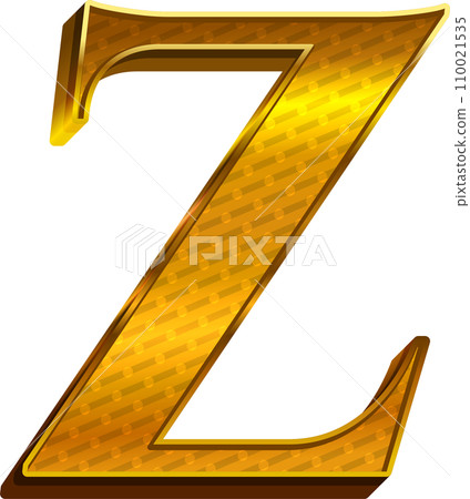 Luxury Gold Alphabet Letter Z Luxury Gold Alphabet Letter Z 110021535