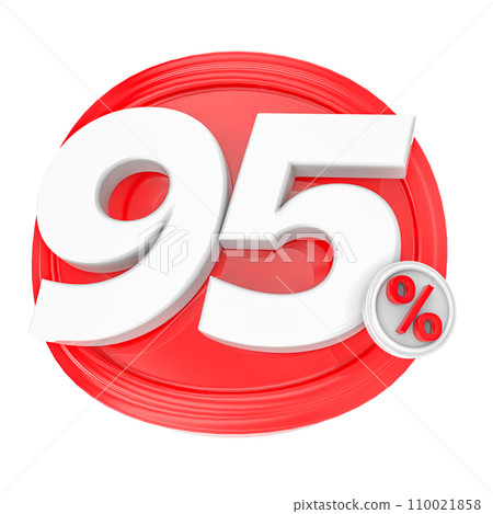 Percentage Number 3D Render 110021858
