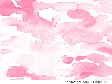 抽象櫻花粉紅水彩紋理背景插畫素材 110021898