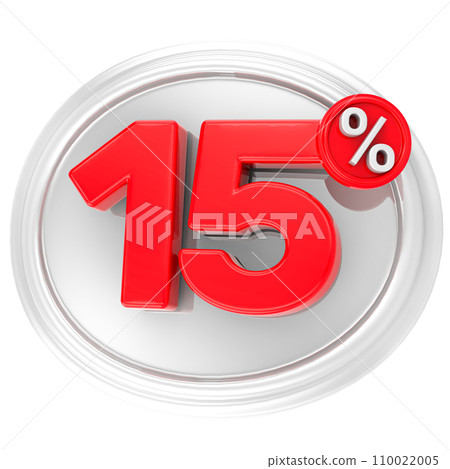 3d Render Percentage Number 3d Render Percentage Number 110022005