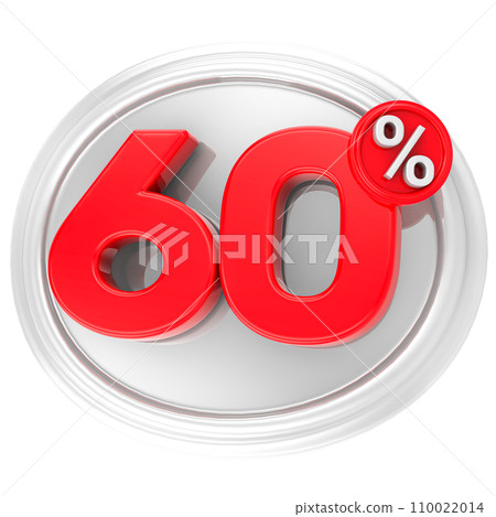 3d Render Percentage Number 3d Render Percentage Number 110022014