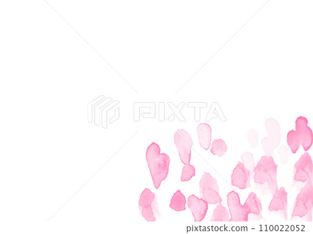 Abstract cherry blossom pink watercolor texture background illustration material 110022052