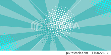 Comic retro or pop art cartoon magazine cover. Funny retro pattern. Vector halftone illustration. Vintage backdrop for comic superhero message 110022607