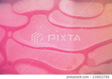 Natural abstract pattern on a frozen puddle. Artistic colorful nature background Natural abstract pattern on a frozen puddle. Artistic colorful nature background 110022788