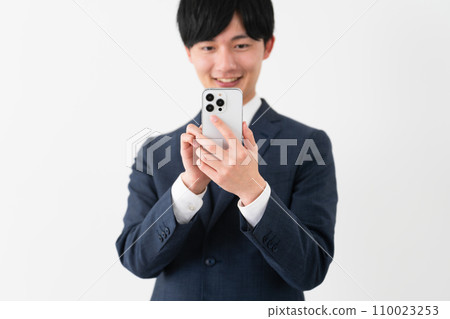Young man wearing a business suit Business image Young man wearing a business suit Business image 110023253