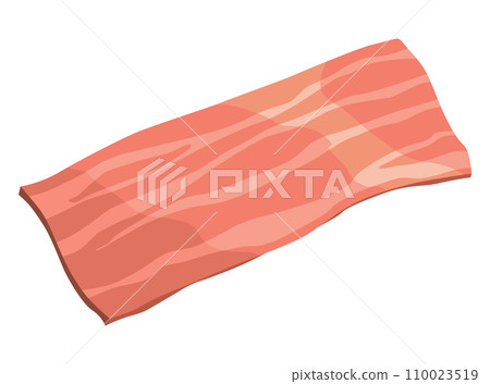 Taco ingredient meat icon. Traditional mexican fast-food. Mexico food design element for menu, advertising. Vector cartoon illustration Taco ingredient meat icon. Traditional mexican fast-food. Mexico food design element for menu, advertising. Vector cartoon illustration 110023519