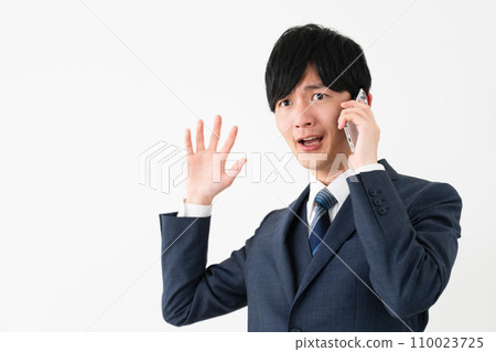 Young man wearing a business suit Business image 110023725