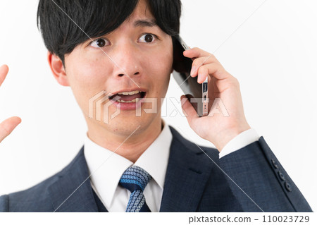 Young man wearing a business suit Business image 110023729