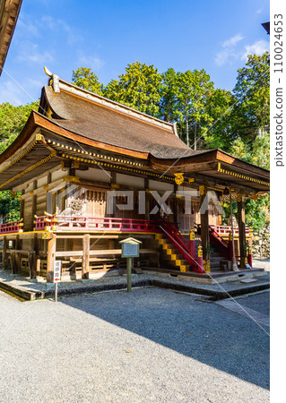 Hiyoshi Taisha Shrine Higashihongu Main Hall (National Treasure) in Sakamoto, Otsu City, Shiga Prefecture Hiyoshi Taisha Shrine Higashihongu Main Hall (National Treasure) in Sakamoto, Otsu City, Shiga Prefecture 110024653