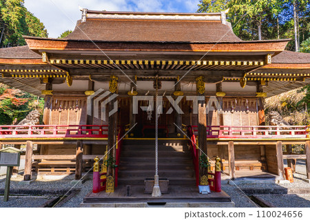 Hiyoshi Taisha Shrine Higashihongu Main Hall (National Treasure) in Sakamoto, Otsu City, Shiga Prefecture Hiyoshi Taisha Shrine Higashihongu Main Hall (National Treasure) in Sakamoto, Otsu City, Shiga Prefecture 110024656