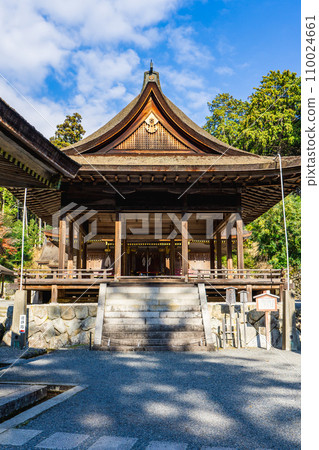 Hiyoshi Taisha Shrine Higashihongu Worship Hall in Sakamoto, Otsu City, Shiga Prefecture (Important Cultural Property) Hiyoshi Taisha Shrine Higashihongu Worship Hall in Sakamoto, Otsu City, Shiga Prefecture (Important Cultural Property) 110024661