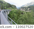 Switzerland Rhaetian Railway Albula Line's biggest highlight Landwasser Bridge 110027520