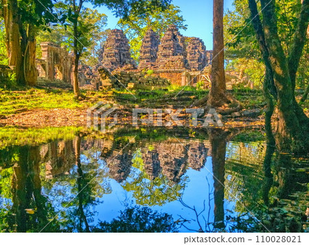 Banteay Kdei temple at Angkor Thom, Siem Reap, Cambodia 110028021