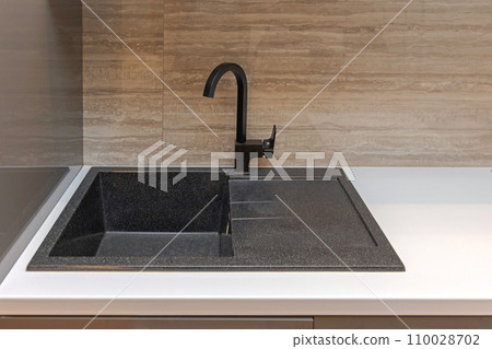 Black Sink Tap Kitchen 110028702