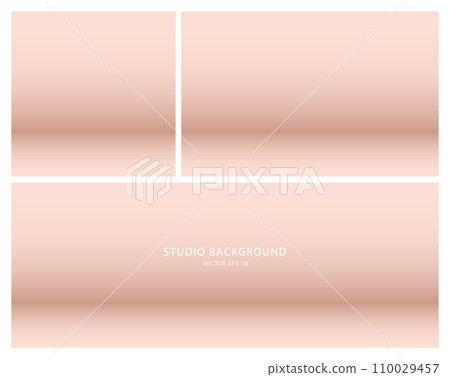 A set of pastel stage showcases, a demonstration of products. Minimalist catwalk scenes. 110029457