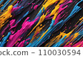 Material with colorful ink splashes 110030594
