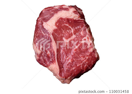 Fresh, raw beef steak with salt, spices and herbs Fresh, raw beef steak with salt, spices and herbs 110031458