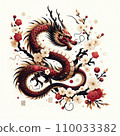 New Year's card for the Year of the Dragon 110033382