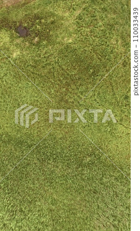 A shot of lush grassland-drone from below in the sky (Hokkaido Shari-gun, Shari-cho) A shot of lush grassland-drone from below in the sky (Hokkaido Shari-gun, Shari-cho) 110033439