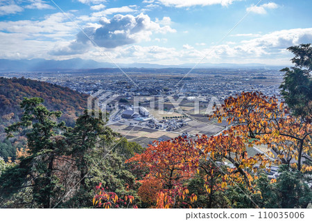 從太郎房神社參道（太郎房神社/阿賀神社）眺望東近江市 110035006