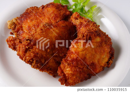 fried chicken with bone fried chicken with bone 110035915