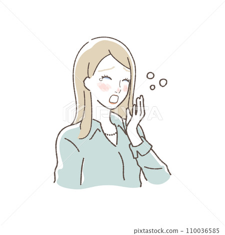 藍色圓圈的原因：睡眠不足的說明 110036585