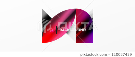 Abstract geometric shapes symbolizing creative technology, digital art, social communication, and modern science. Ideal for posters, covers, banners, brochures and websites Abstract geometric shapes symbolizing creative technology, digital art, social communication, and modern science. Ideal for posters, covers, banners, brochures and websites 110037459