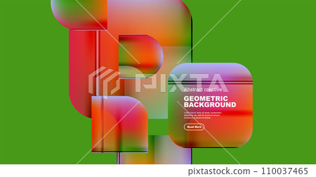 Minimal geometric vector abstract background Minimal geometric vector abstract background 110037465