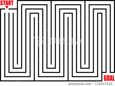 maze illustration 110037520