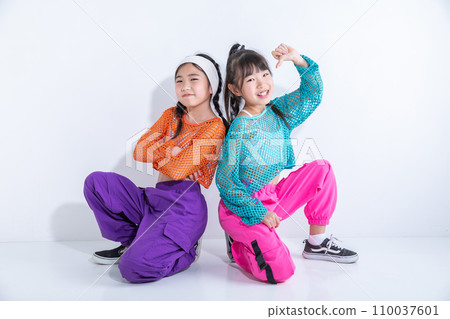 Smiling dancing kids kids dancer 110037601