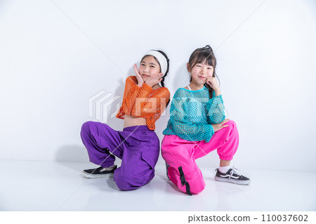 Smiling dancing kids kids dancer 110037602