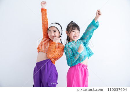 Smiling dancing kids kids dancer 110037604