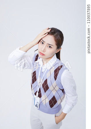 fighting business photo of young people suffering from stress 110037895