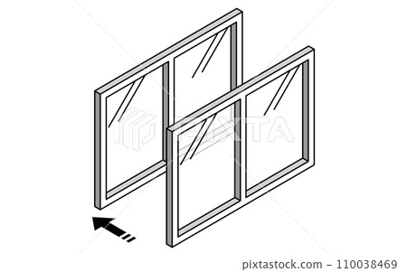 Double-glazed windows Illustration of noise countermeasures that can be done in a rental property Double-glazed windows Illustration of noise countermeasures that can be done in a rental property 110038469