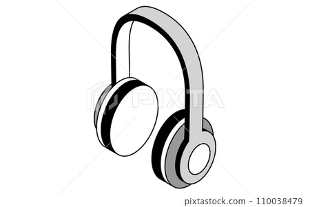 Noise-cancelling headphones Illustration of easy-to-use anti-noise goods Noise-cancelling headphones Illustration of easy-to-use anti-noise goods 110038479