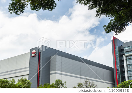Taiwan Semiconductor Manufacturing Company (TSMC) plant in Hsinchu Science Park, Taiwan, TSMC is the world's largest dedicated independent semiconductor foundry. 110039558