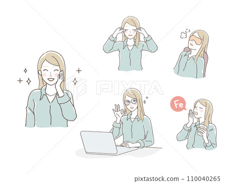 眼部疾病預防插圖集 110040265