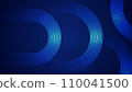 Dark blue abstract background with curved style lines as the main element. 110041500