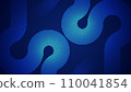 Dark blue abstract background with serpentine style lines as the main component. 110041854