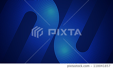 Dark blue abstract background with serpentine style lines as the main component. Dark blue abstract background with serpentine style lines as the main component. 110041857