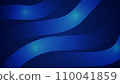 Dark blue abstract background with wave style lines as the main element. 110041859