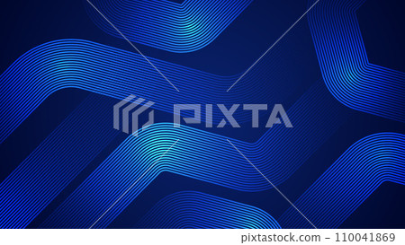 Dark blue abstract background with serpentine style lines as the main component. Dark blue abstract background with serpentine style lines as the main component. 110041869