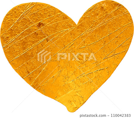 Radiant Love-A Metallic Gold Heart Masterpiece 110042383