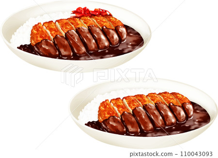 炸豬排咖哩 福神漬 咖哩飯 炸豬排 110043093