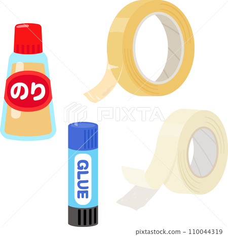 膠帶和膠水插圖集 膠帶和膠水插圖集 110044319