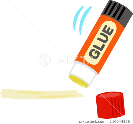 Traces of applying stick type glue 110044336