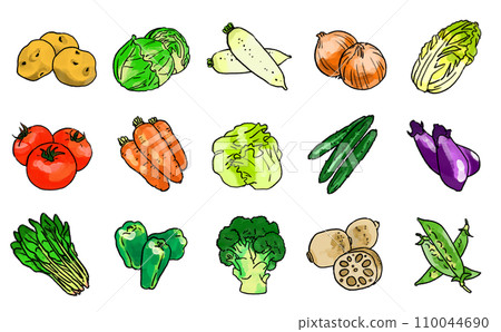 Vegetables Meal Agriculture Nutrition Health Color 110044690