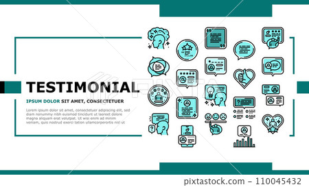 testimonial customer review landing header vector testimonial customer review landing header vector 110045432